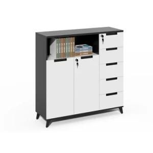 5 Drawer Bookshelf File Cabinet Furniture with Adjutable Powder Coating Legs