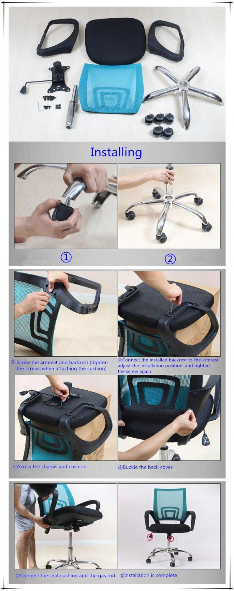 Commercial Furniture Best Price Office Chair Ergonomic Office Chair