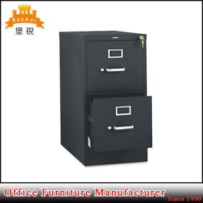 Anti-Tilt Metal Vertical Two Drawers File Cabinet