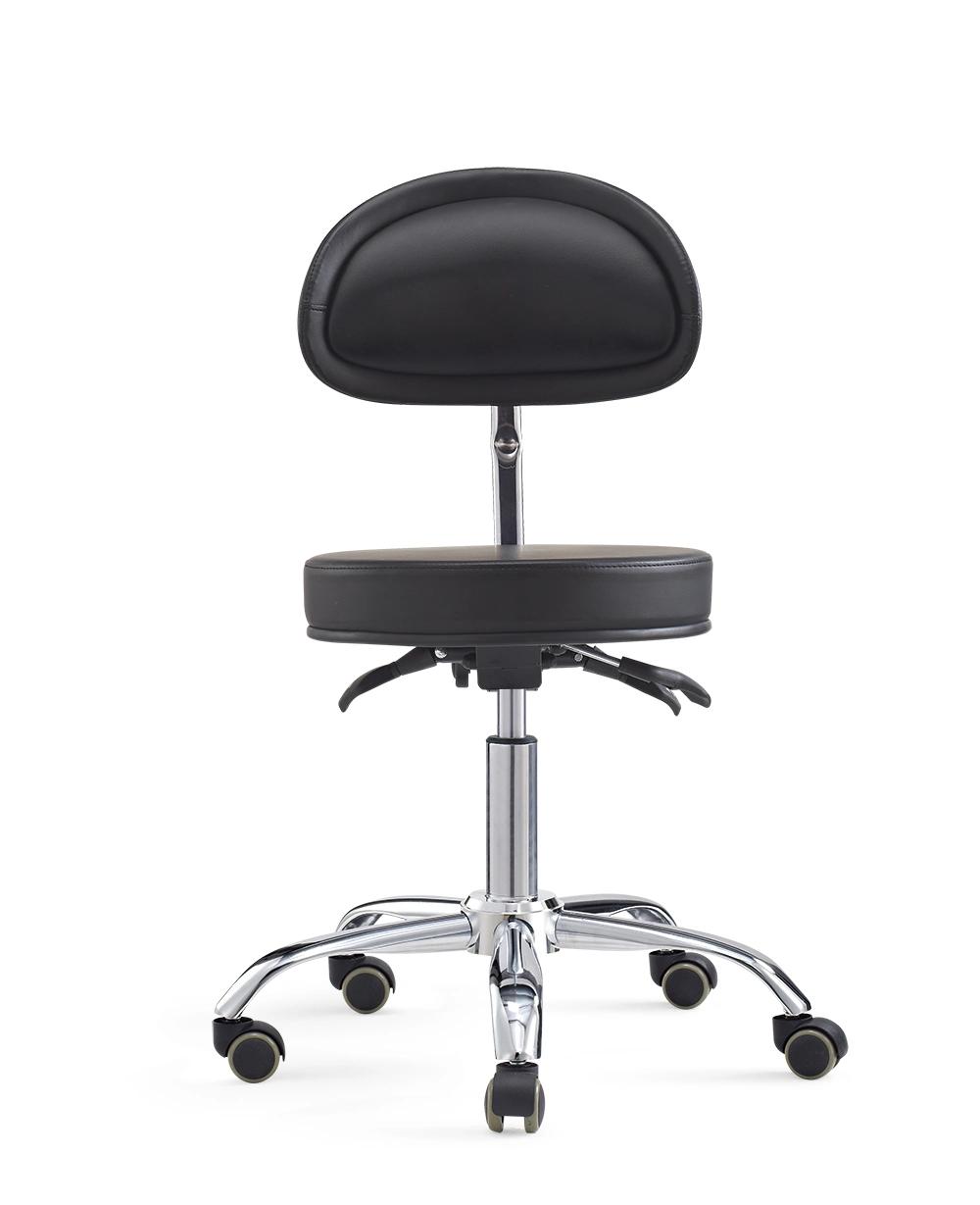 Confortable Round Seat Office Chair with Adjustable Backrest