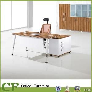 Wood Nature Color Metal Leg Office Desk for Sale