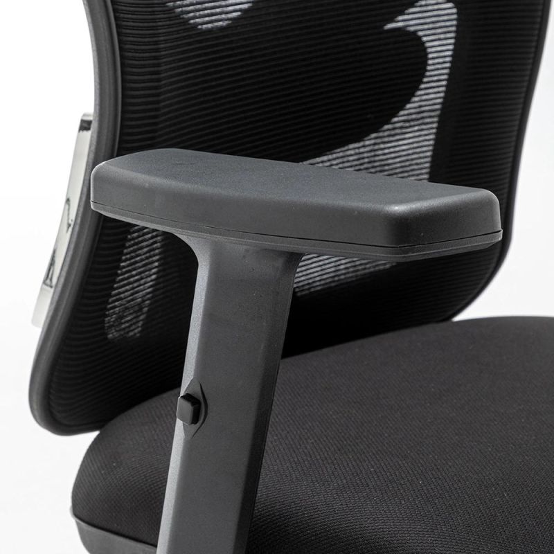 Ergonomic Office Chair High Back Desk Chair with Adjustable Lumbar Support Breathable Mesh 130 Degree Reclining & Rocking Computer Office Chair (Black)