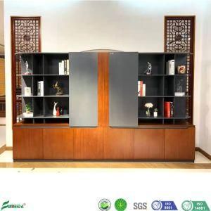 Modern Office Furniture Bookcase Wood Veneer File Cabinet Series for Office Space