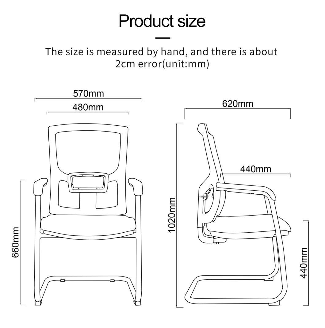 High Quality Comfortable Executive Meeting Visitor Training Office Chair Supplier
