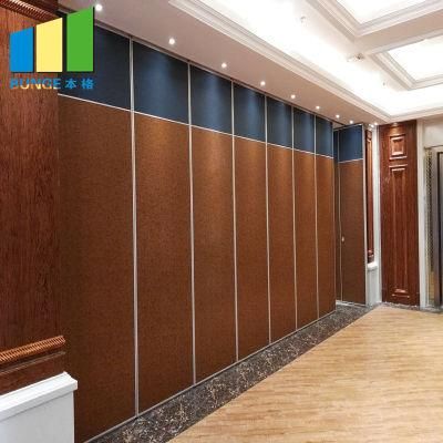 Acoustic Wooden Folding Fabric Wall Partitions for Office