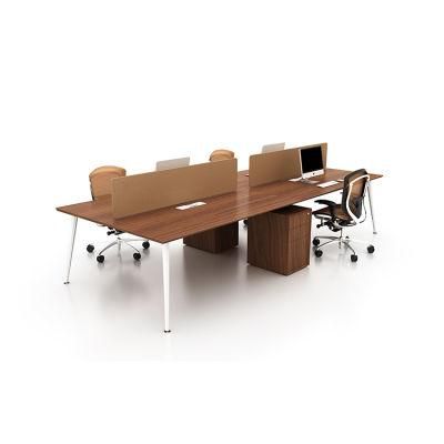 Commercial Office Furniture 4 Person Office Workstation Beching Furniture Computer Desk