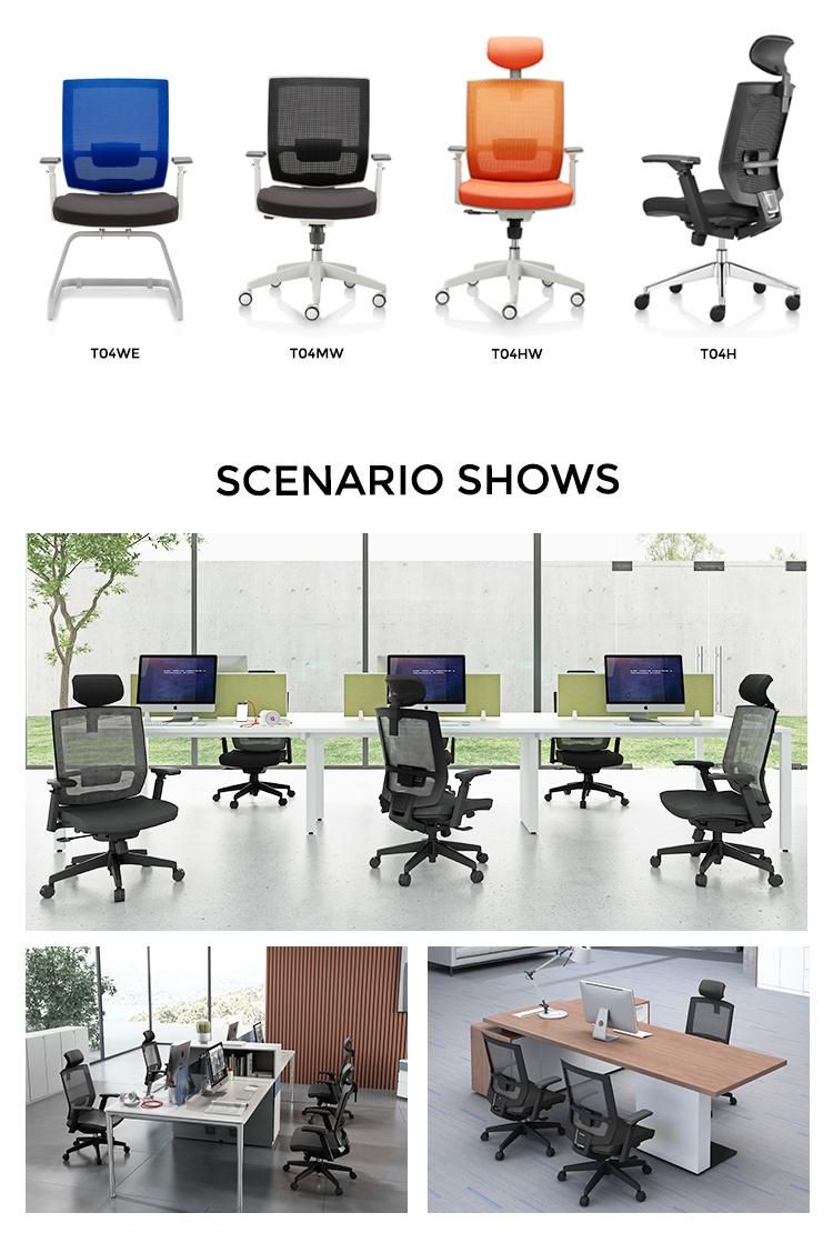 Promotion Furniture Ergonomic Revolving Swivel Visitor Component Office Mesh Chair