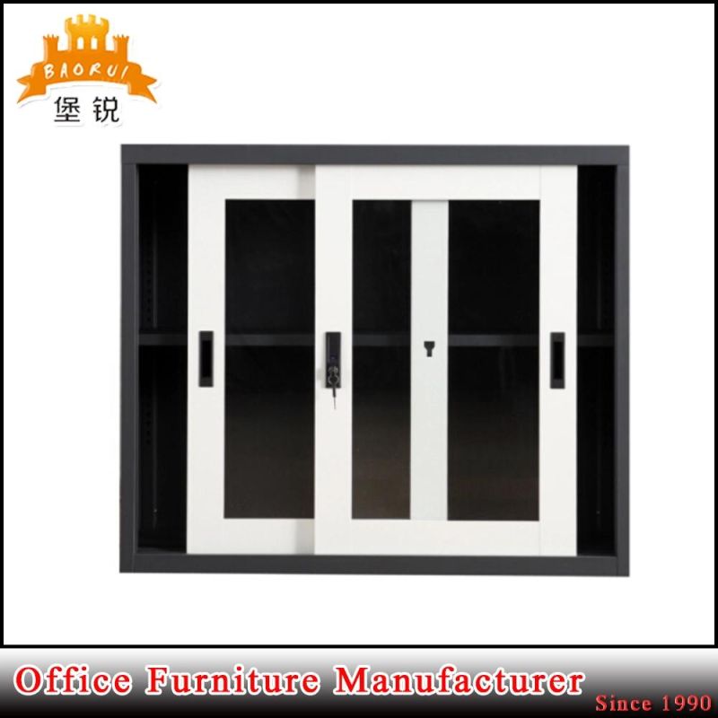 Office Furniture Half Height Sliding Glass Door Small Steel File Cabinet