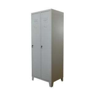Europe Hot Sale Clothes Wardrobe Cabinet Double Door Metal Storage Locker