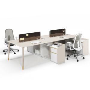 Modern Executive Staff 4 Seater Workstation