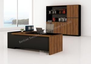 L Shape Modern Simple Office Wood Furniture Excutive Office Desk (BL-GYD2418)