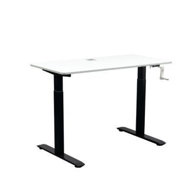 Stand up Office Desk of Manual Adjustable Height Desk for Height Adjustable Desk Frame