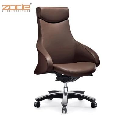 Zode Modern Home/Living Room/Office Furniture Chair Metal PU Leather Designer Chair Ergonomic Computer Chair