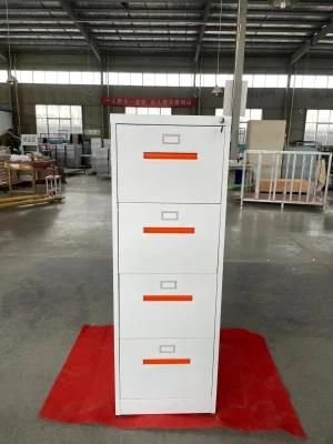 Office Furniture Metal 4 Drawers Vertical Steel Storage Filing Cabinet
