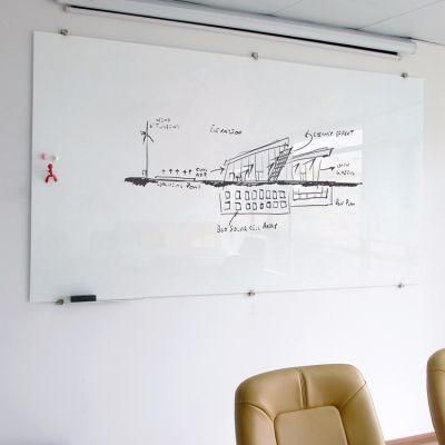 High Quality Tempered Glass Magnetic Dry Erase Glass White Board