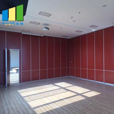 Restaurant Banquet Room Acoustic Movable Wall Partitions with Wheels