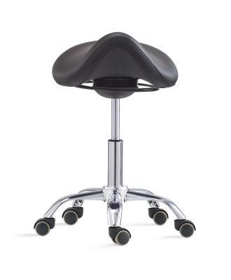 Height Adjustable Wobble Chair Saddle Stool