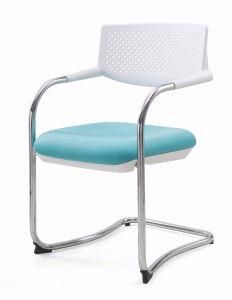 Modern Colours Low Back Furniture Fabric Staff Conference Meeting Plastic Chair