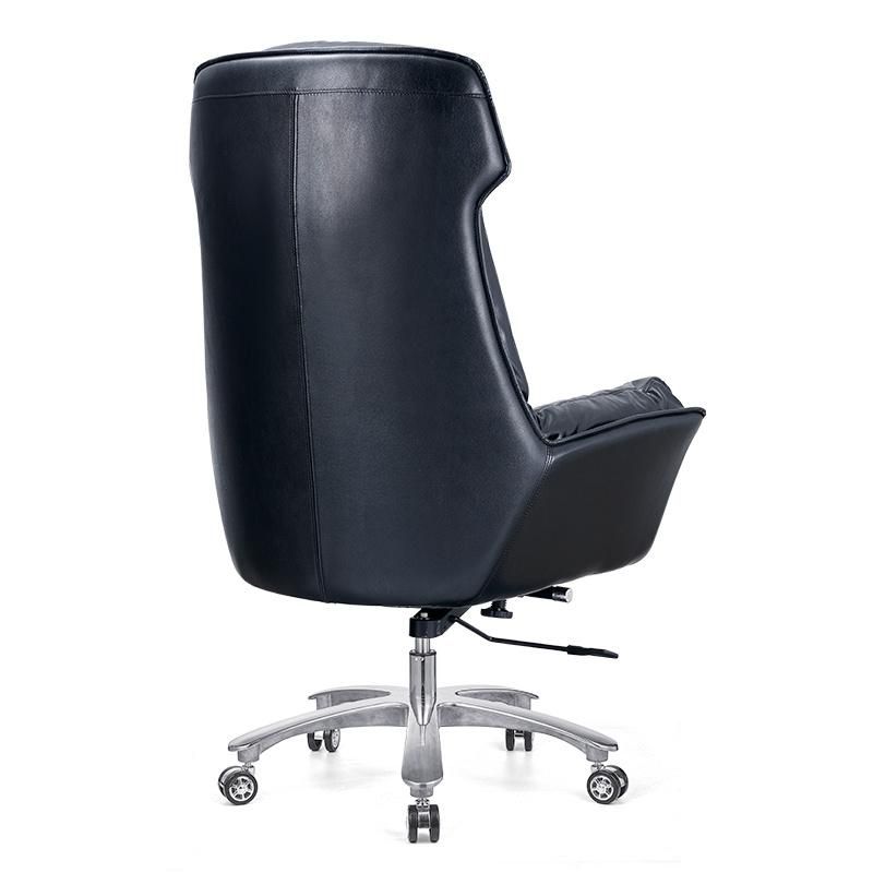 Office Furniture Synthetic Vinyl PU Leather High Back Swivel Staff Boss Executive Modern Office Chairs