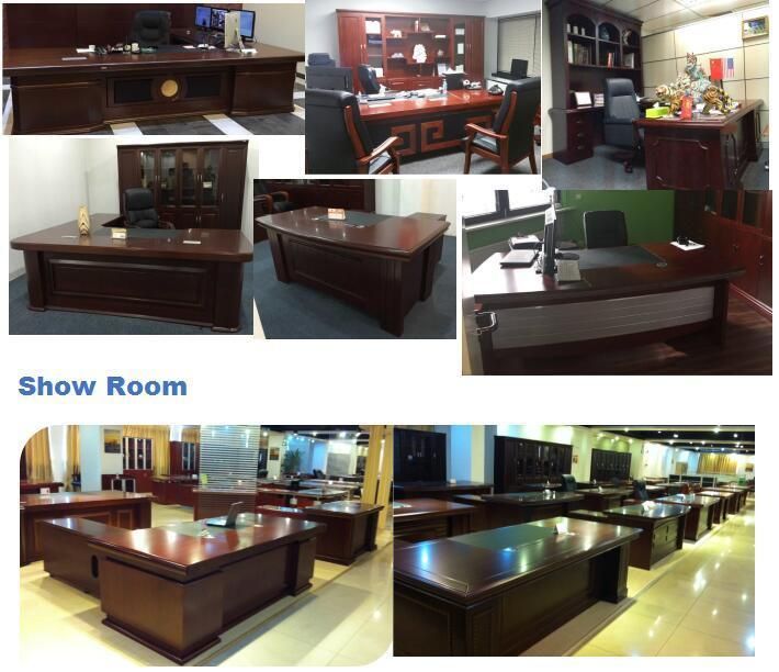 Large Luxury Solid Wood Veneered MDF Office Tables