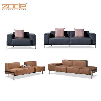 Zode Modern Home/Living Room/Office Furniture Northern Europe Adjustable White Leather New Model Living Room Sofa