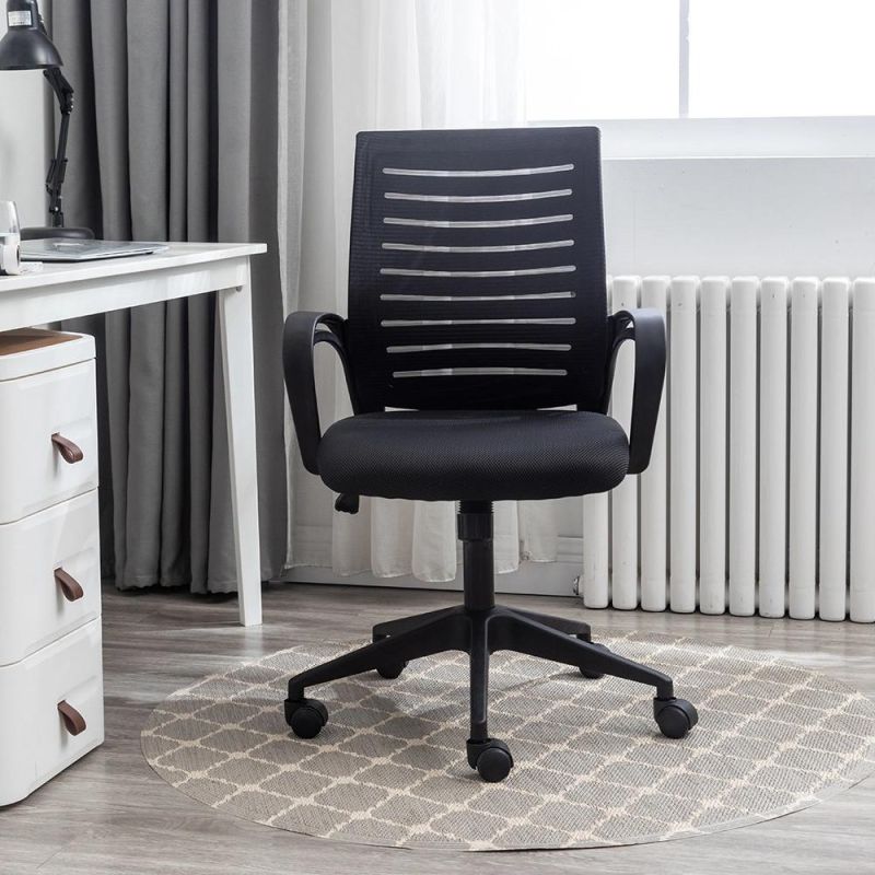 Orange Mesh Chair Office Chair with Revolving Foot From Factory Sale