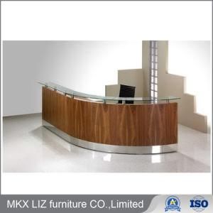 L Shape Office Room Reception Area Counter Desk Table (AM-125)