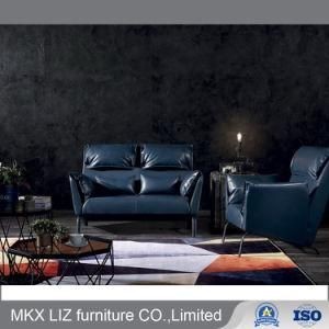 China Manufacturer Classic Style Leather&Fabric Leisure Lounge Sofa Set (A026)