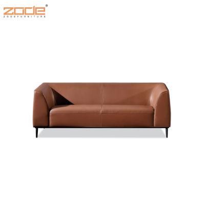 Zode Italian Sofa Adjustable Seat Genuine Leather Living Room Sofa