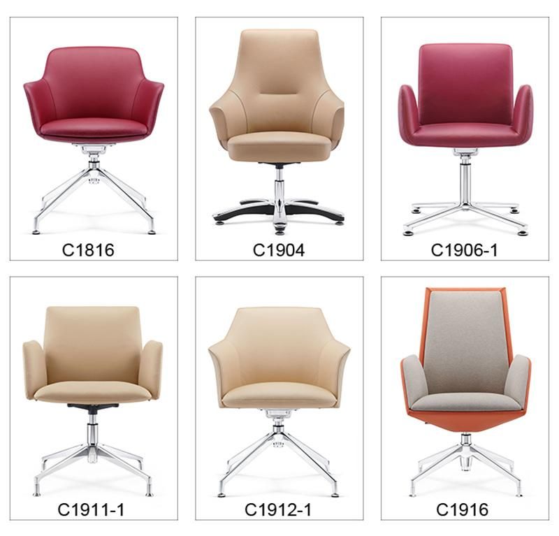 MID-Back PU Leather Conference Office Chair