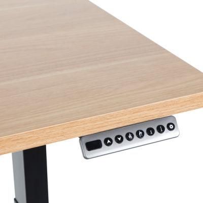 Ergonomic Dual Motor Metal Leg Computer Parts Table Base Electric Height Adjustable Standing Desk with Tray