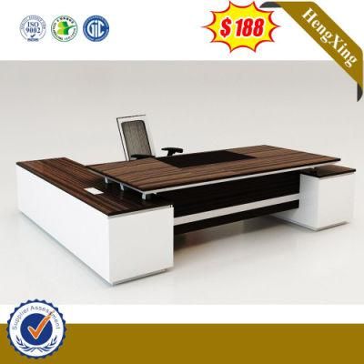 Wooden Melamine Fashion Design L Shape Office Desk Executive Table