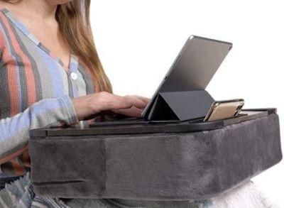 2-in-1 Computer Desk Lap Desk and Cup Holder Laptop with Cup Holder The Couch and Car Cushion and Desk Tray