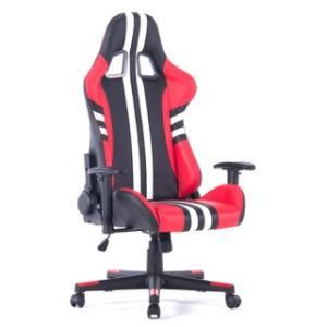 Ergonomic Office Racing Gaming Chair with Footrest and Five Wheeles