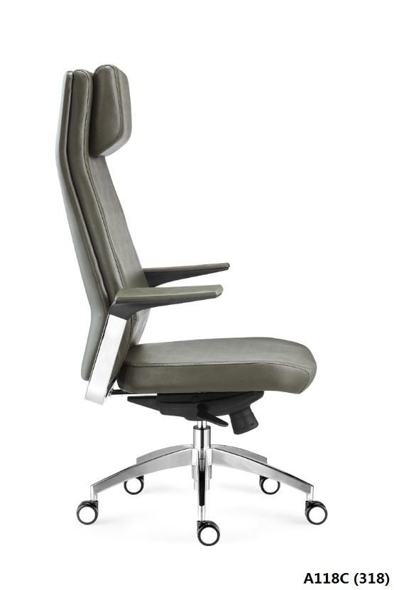 New Style Leather Office Furniture with Adjustable Headrest Ergonomic for Home Working Office Chair