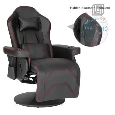 Factory Direct Sale Swivel Gamer Reclining Chair with Footrest