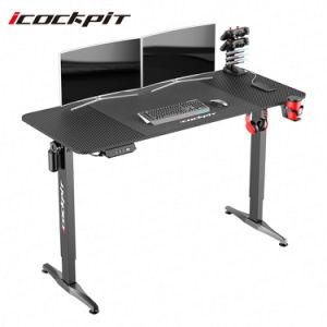 Icockpit Gaming Electric Standing Computer Height Adjustable Standing Desk Gaming Tableel03-=
