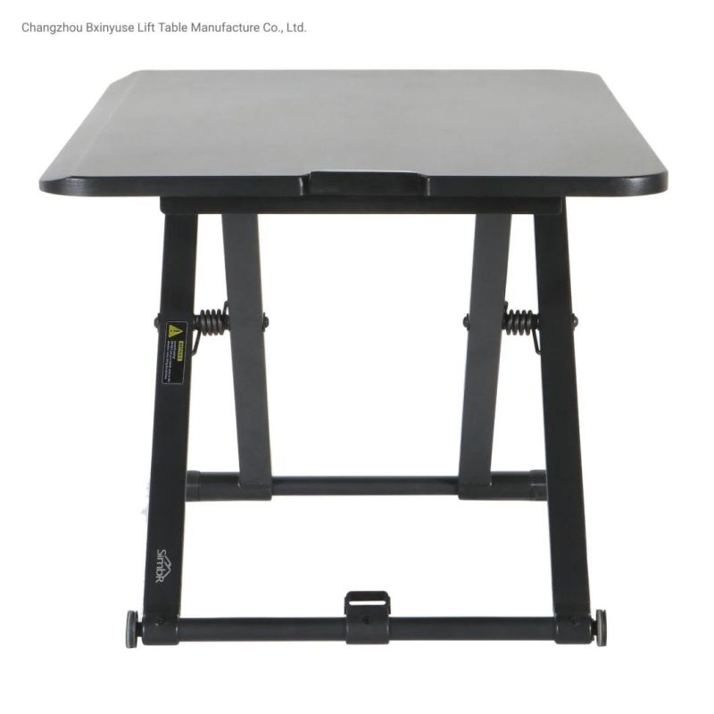 China Factory Gas Spring Standing Table Height Adjustable Table