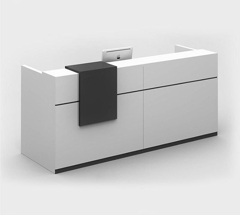 Hl-035 2021 Top Quality Mix Color Salon Reception Table Consult Table for Sale Cashier Desk Check-out Counter Checkstand