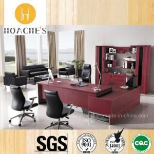 Popular Modern Design Luxury Office Table with Leather (AT032)