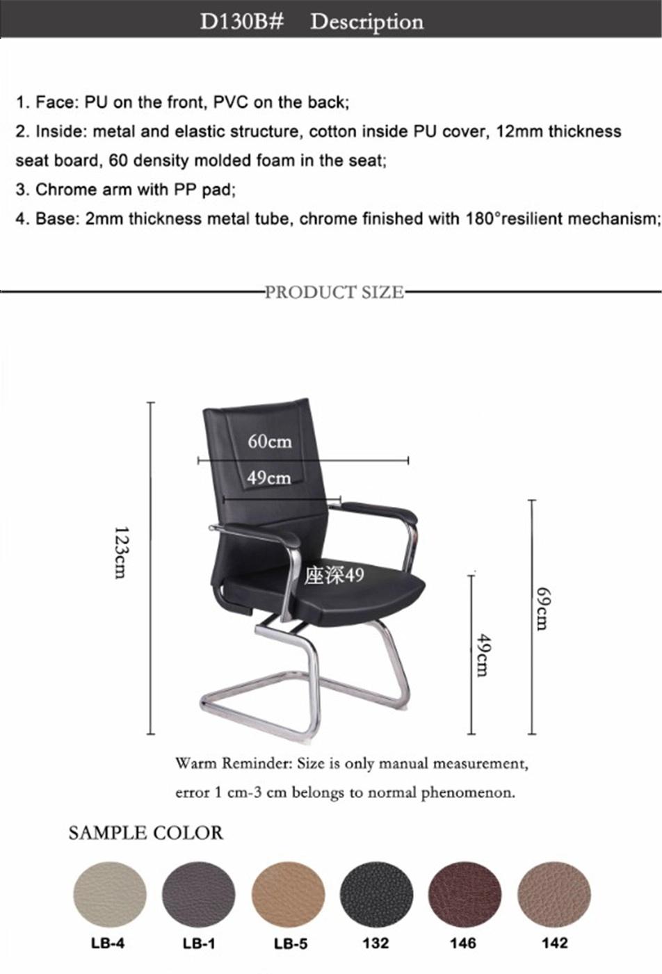 180deg Move No Wheel with Headrest High Back Work Chair Office Chair