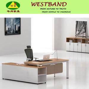 High-End Alloy Wooden Office Manager Table (WB-Tomah)
