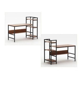 Korean Style Computer Desk with Shelf Wooden Writing Desk Study Table