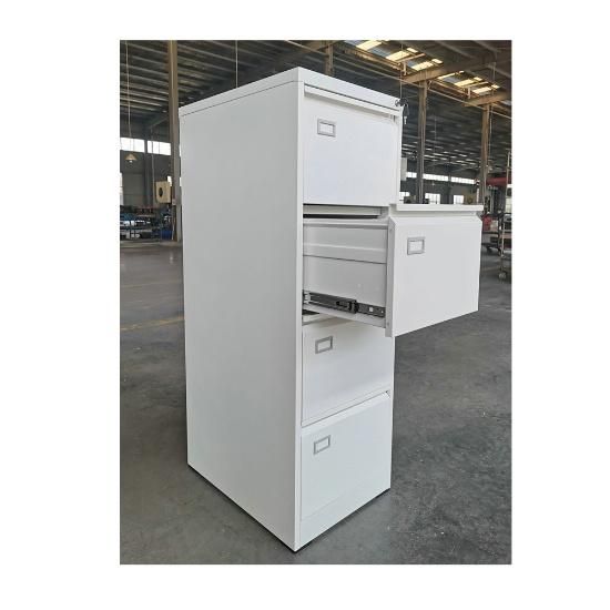 Fas-002- 4D Wholesale Lockable Metal Storage 4 Drawer Vertical Office Steel Filing Cabinet