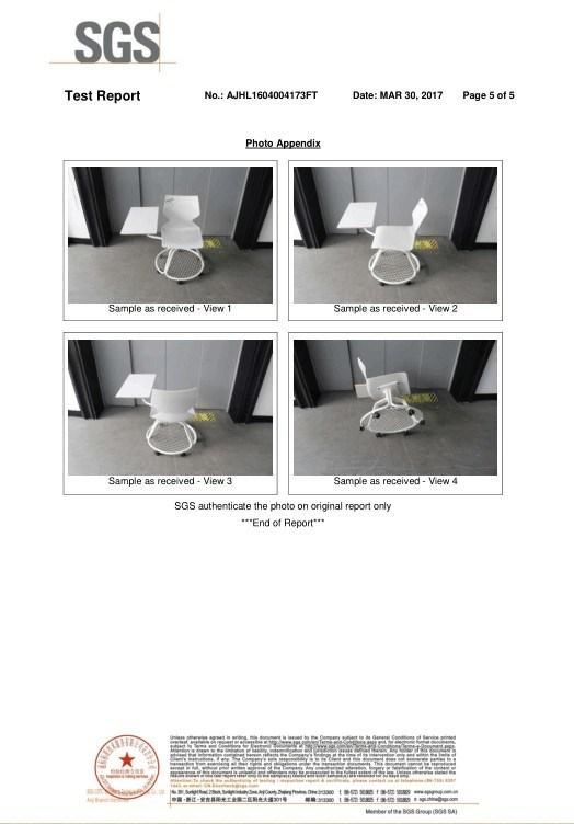 ANSI/BIFMA Standard Office Furniture Plastic Training Chair