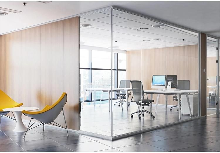 Frameless Glass Partition HK55s 12mm Glass Aluminium Office Glass Partition