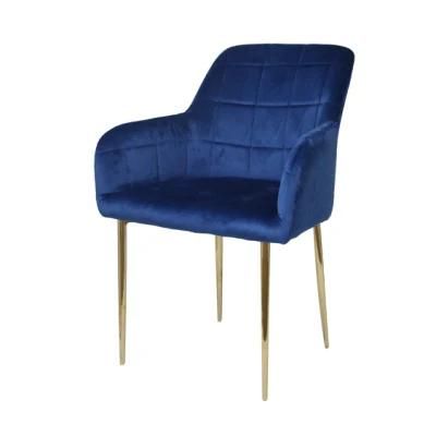 Nordic Velvet Dining Chair Set Modern Luxury Dining Room Restaurant Furniture Dining Chair for Dining Room Restaurant