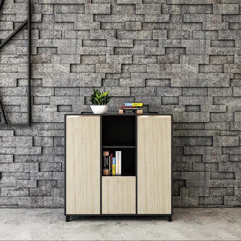 School Modren Office Wall Corner Storage Book Shelves New Design of File Cabinet