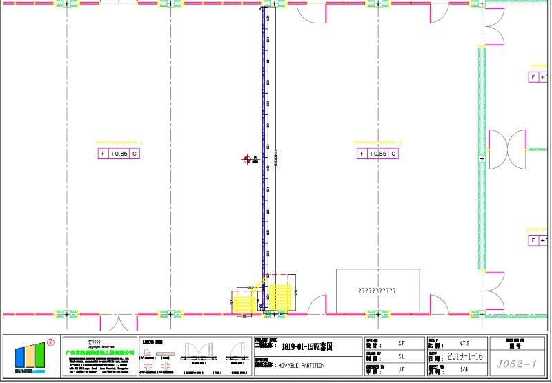 Exhibition Hall Aluminum Frame Sliding Door Partitions System Folding Partition