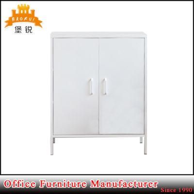 3 Layers TV Storage Metal Cabinet Office Cupboard